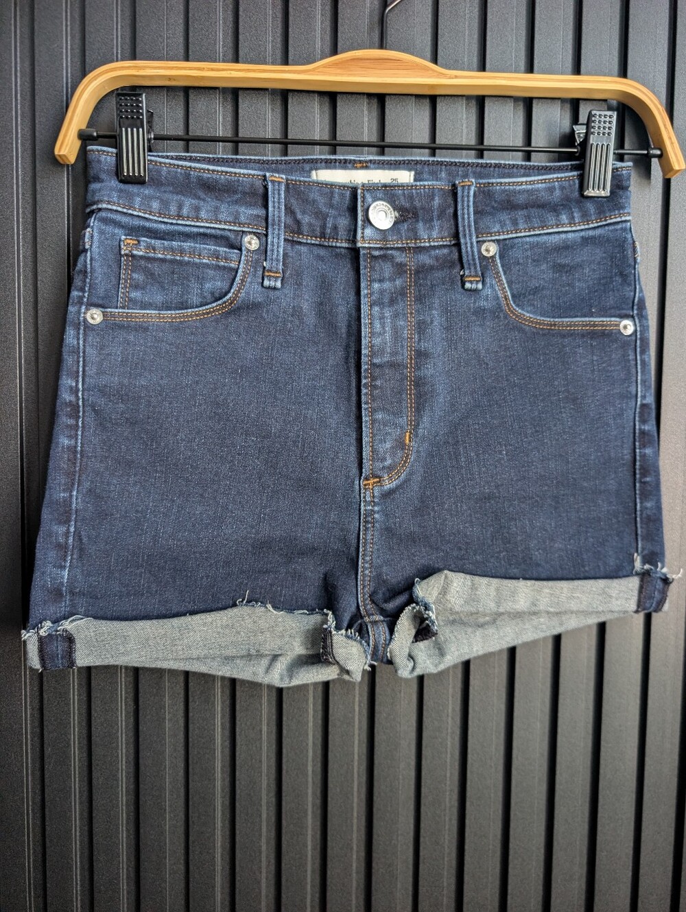 Abercrombie & Fitch The Super Skinny High Rise Jean Shorts | Size 25